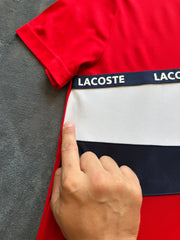 (ЗАБЕЛЕЖКИ) (S) Lacoste Sport мъжка тениска (незабелижимо петно)